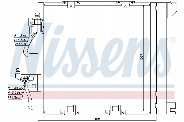 фото №8, Радиаторов кондиционера конденсатор nissens 94768 []