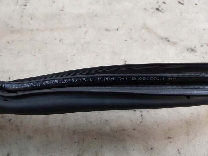 фото №6, Прокладка двері правий перед skoda fabia iii універсал 19r. 6v0867366h