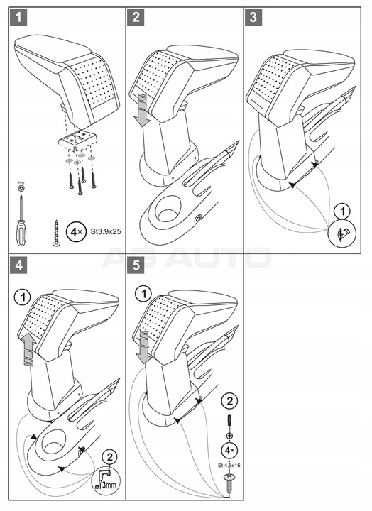 фото №7, Підлокітник стандарт renault clio iii,2005- 13