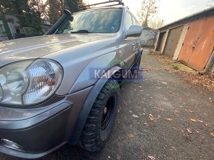 фото №14, Расширители резиновые колёсная арка крыльев 4x1,5m + 7 cm