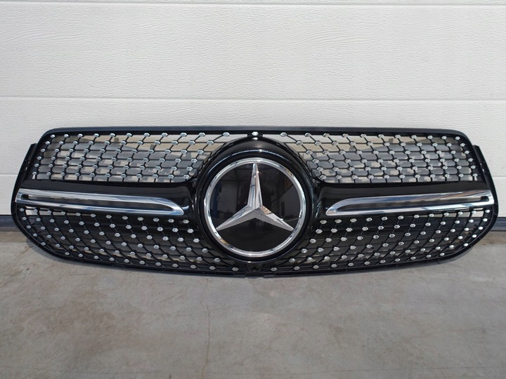 фото №1, Mercedes gle w167 amg diamond решётка радиатора решётка радиатор эмблема оригинал идеальное состояние