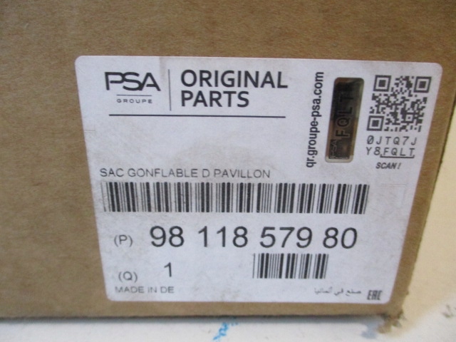 фото №10, Citroen c3 iii 16- шторка подушка правая новая 981185798 34206935h