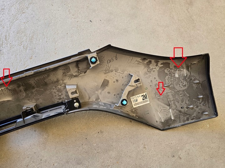 фото №11, Mazda cx5 ii 17- накладка задней крышки камера kb7w-50851 usa turbo