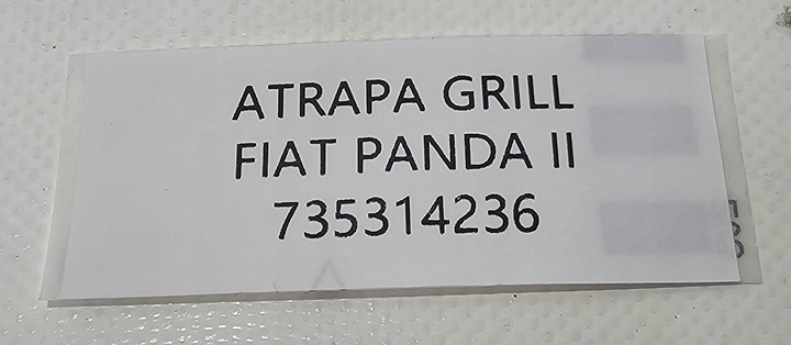 фото №9, Org решітка решітка радіатора перед fiat panda ii - 735314236