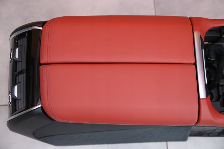 фото №9, Bmw x8 xm g09 туннель средний подлокотник с подогревом sakhir orange merino