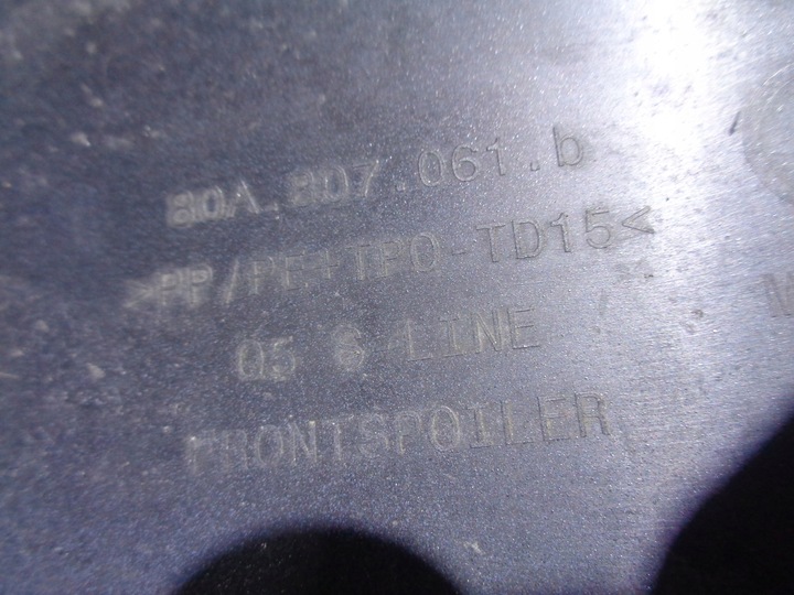 фото №15, Audi q5 ii s-line 80a807061b спойлер бампера перед