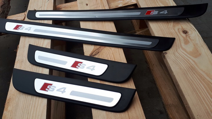 фото №4, S4 b8 рестайлінг планки порогові sline накладки na пороги