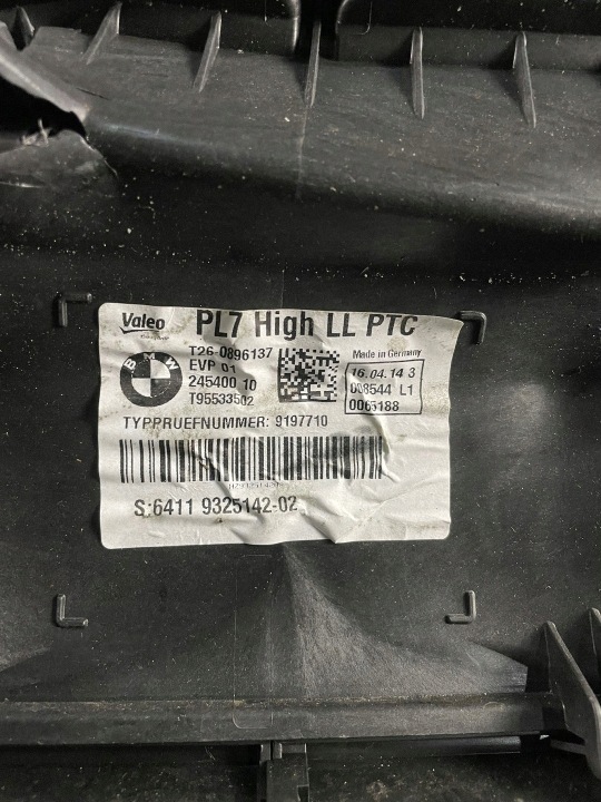 фото №13, Bmw seria 4 f32 f33 f36 отопитель подача воздуха 9197710