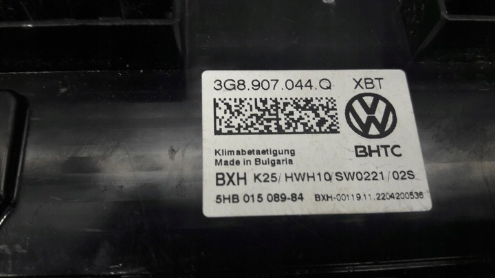 фото №13, 3g8907044q панель кондиционера vw arteon 2022r 2.0