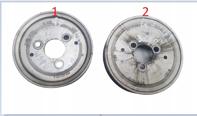 фото №1, Колесо ременное насоса воды vw audi 3.0 tdi 059121031h