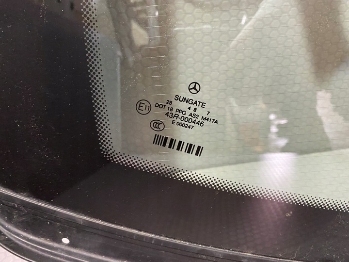 фото №2, Mercedes s w211 стекло задняя с подогревом