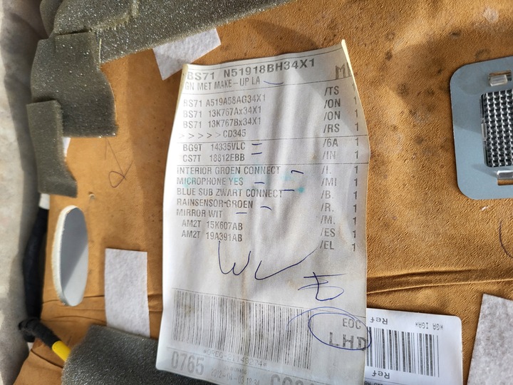 фото №7, Ford mondeo mk4 рестайлинг универсал потолок 12r