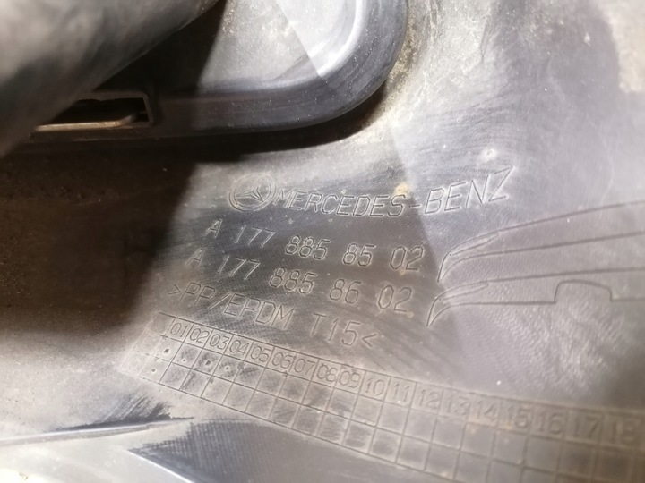 фото №7, Спойлер накладка бампера зад mercedes w177 177 a клас 2018-