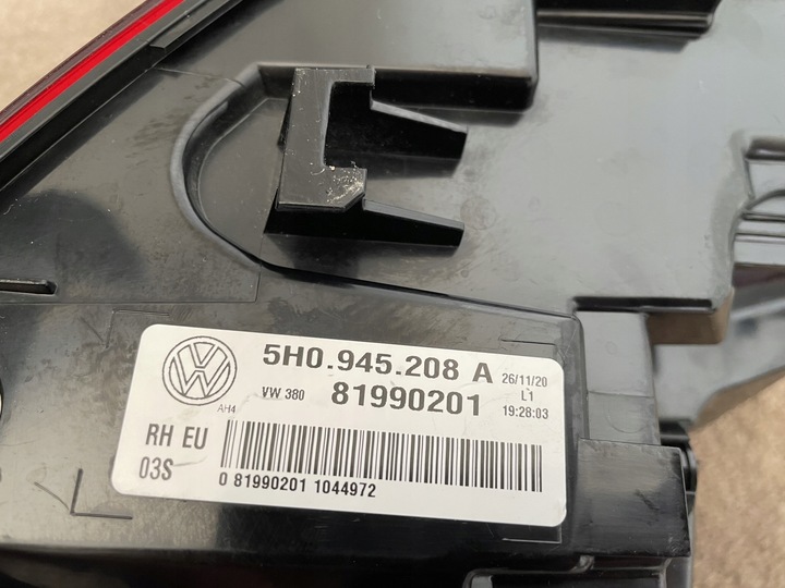 фото №13, Vw golf 8 viii лампи зад led 5h0945307 5h0945207