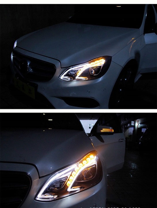 фото №12, Полный набор фары автомобильных led do mercedesa benz e-class w212 2009-2016