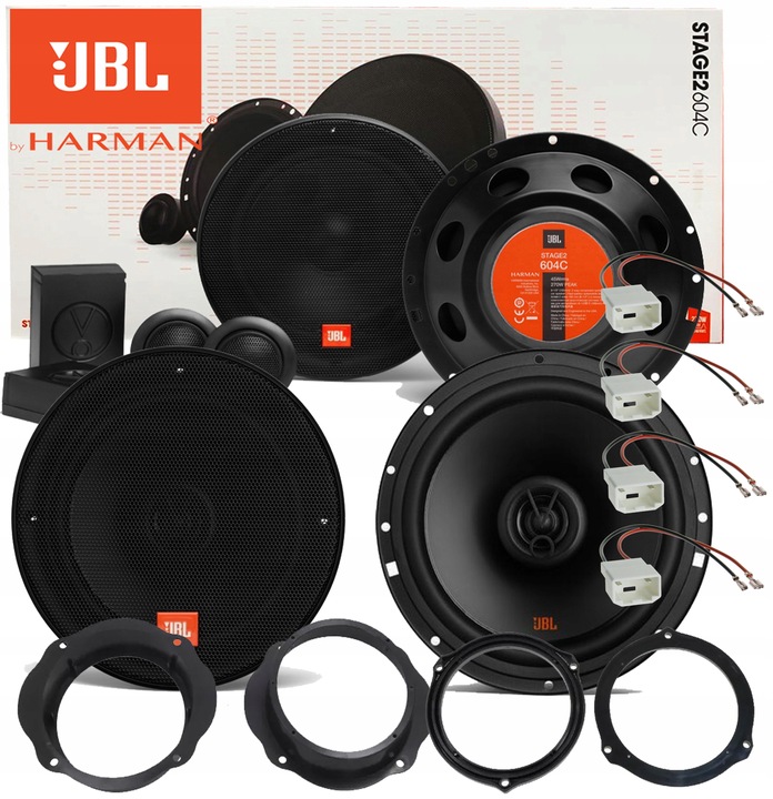 фото №1, Jbl 604c 624 динамики поворотный кулак ford c-max mk1 focus mk2 kuga mk1 перед+ зад