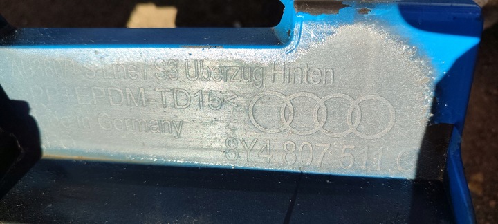 фото №6, Бампер зад задний audi a3 8y sportback s-line 8y4807511c 2020-