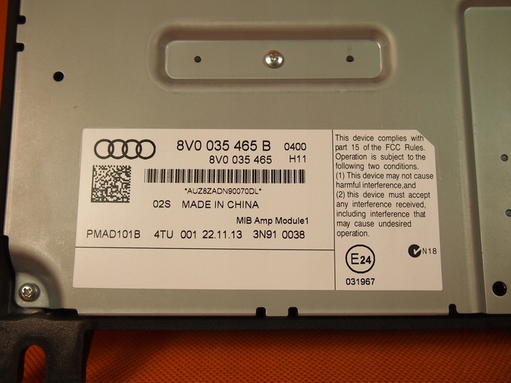 фото №14, Audi a3 s3 8v озвучення bang olufsen підсилювач 8v0035465b / 8v0035465