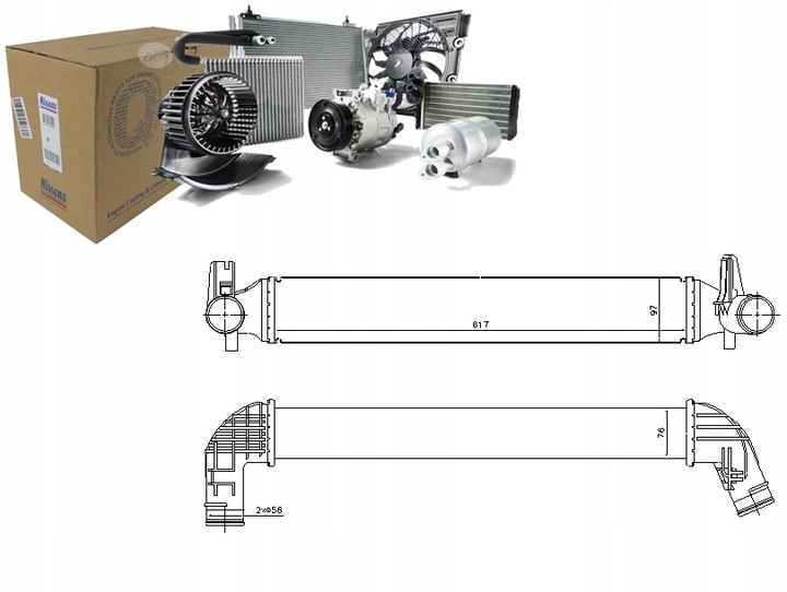 фото №1, Интеркулер seat ibiza v 2.0 tdi 6j5. 6p1