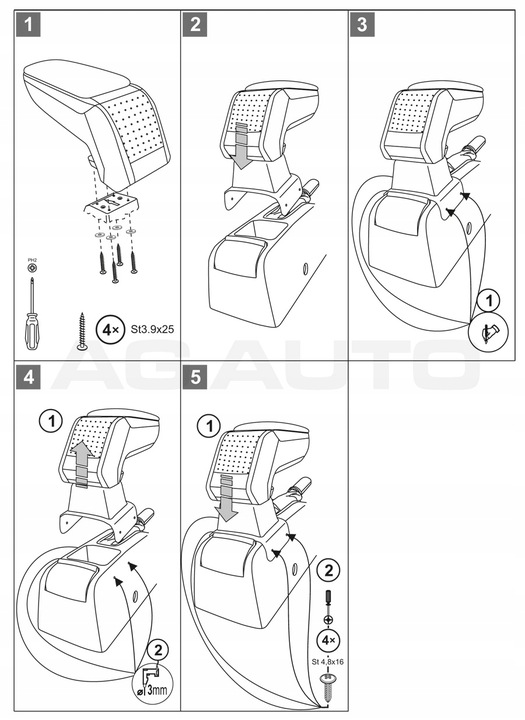 фото №7, Підлокітник стандарт opel astra g, 1998-2010