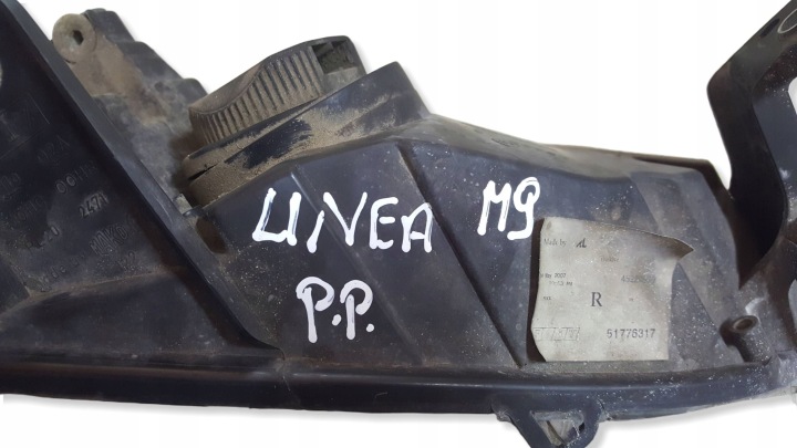 фото №9, Фара правое перед передняя 51776317 fiat linea 07-