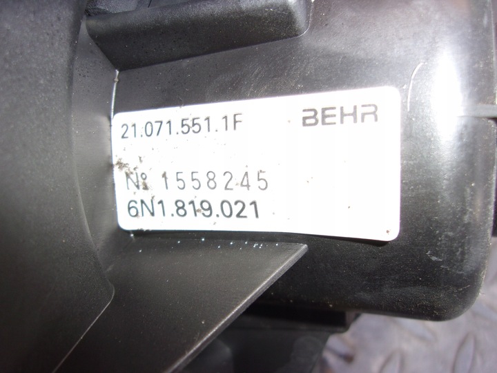фото №4, Seat arosa vw lupo воздуходувка двигатель вентилятор