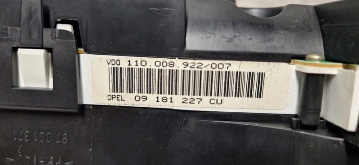 фото №12, Спидометр opel zafira a 09181227cu