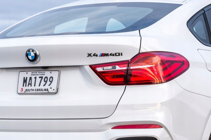 фото №6, Bmw f26 x4 m эмблема заднего багажника x4 m40i lettering decal badge