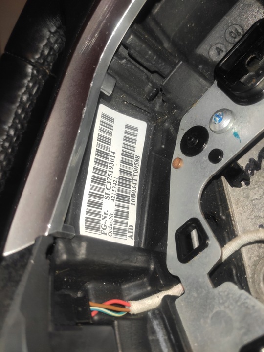 фото №16, Bmw 5 f10 f11 f07 повітряна подушка подушка безпеки водія кермо оригінал гарна