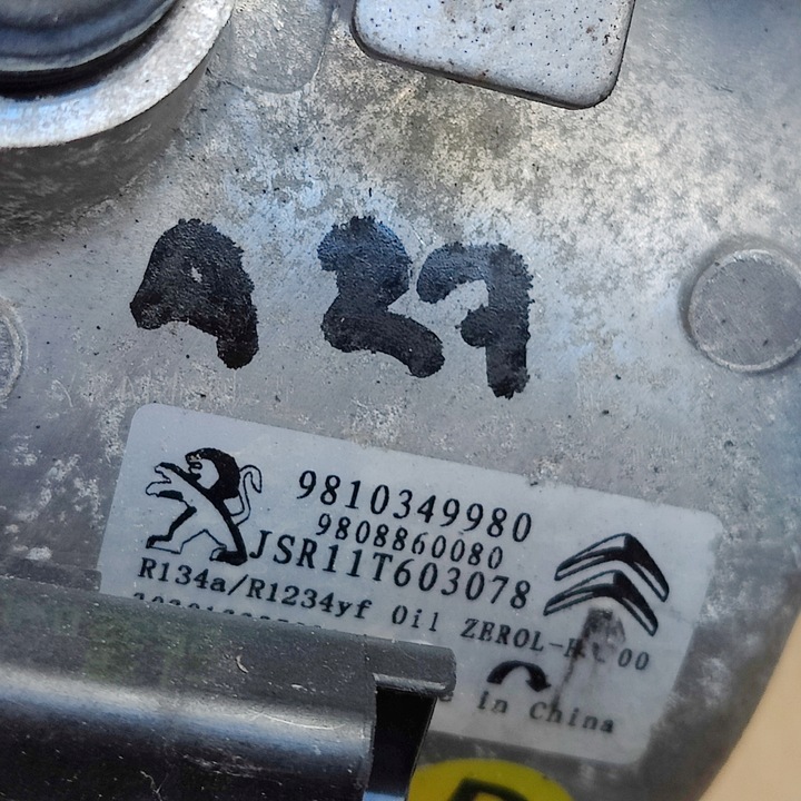фото №4, Citroen c3 iii компрессор кондиционера 9810349980