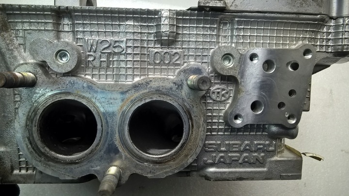 фото №15, Subaru wrx sti 2.5t ej25 ej257 w25 002 правая головка двигателя оригинальный номер
