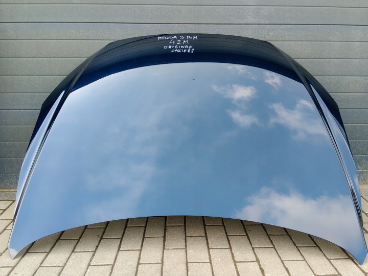 фото №8, Mazda 3 bm капот колір 42m оригінальна запчастина лак демонтаж 13-17