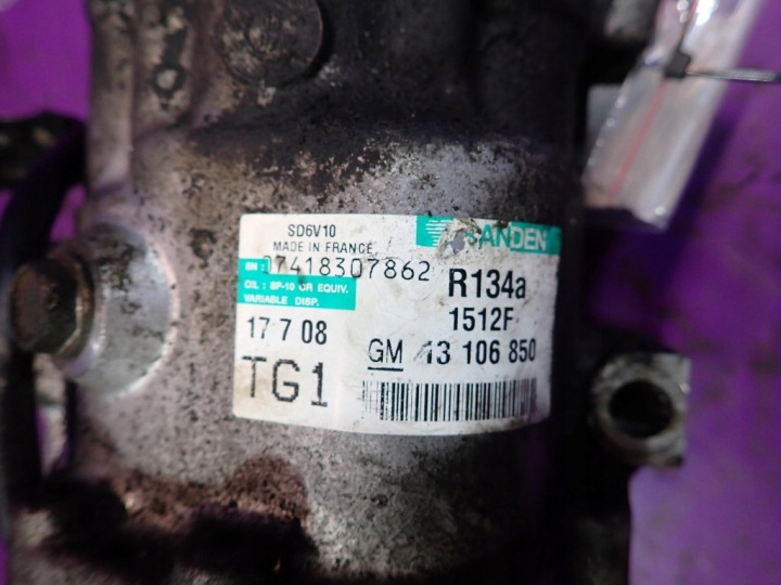 фото №9, Suzuki splash 08-12 1.3 ddis компрессор кондиционера 13106850