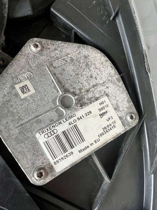 фото №13, Лампа передняя левая audi q7 4l рестайлинг ксенон поворотный led 4l0941003ad