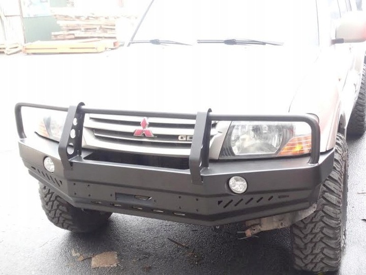фото №10, Бампер переднє mitsubishi pajero iii 99-06 сталь