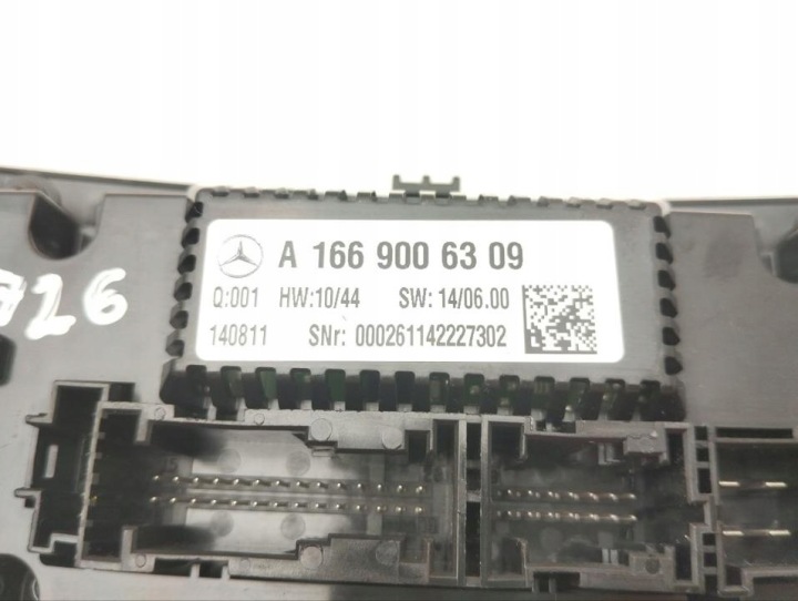 фото №14, Mercedes-benz ml w166 2015 панель клімат-контролю a1669006309