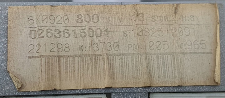 фото №6, Спідометр  прилади vw lupo 6x0920800 європа