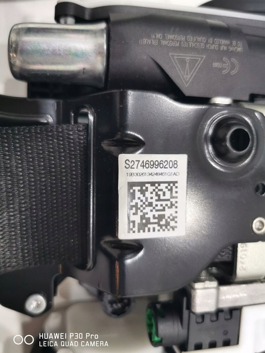 фото №6, Bmw x3 g01 x4 g02 передние ремни безопасности чёрные версия usa 3 штекеры