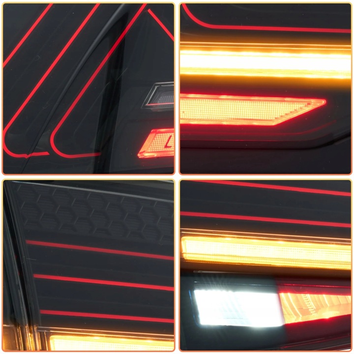 фото №13, Лампы задние kpl vland led диоды laser рестайлинг 7.5 вид тюнинг vw golf vii 7 5g