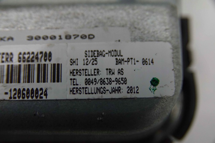 фото №4, Подушка безпеки двері лівих maserati 4200gt 4200