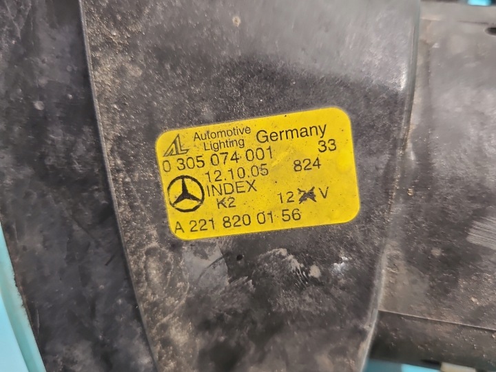 фото №7, Галоген ліве mercedes w221 0305074001 a2218200156