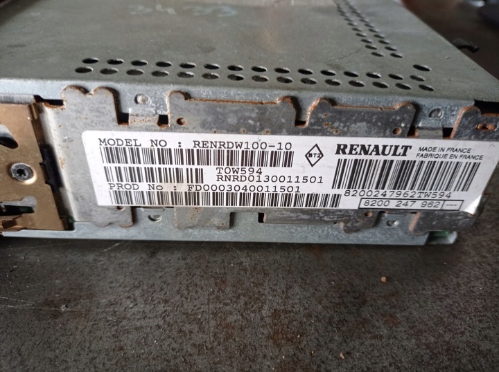 фото №3, Renault megane ii scenic ii - радіо тюнер list + код