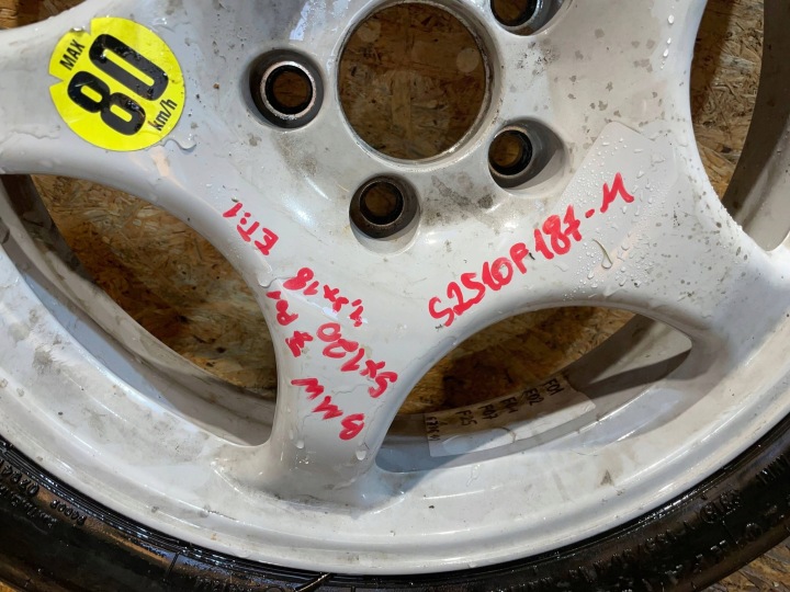 фото №14, Bmw 7 v f01 f02 08-15 докатне колесо (докатка) 5x120 4.5"x18" et:-1 t135/80