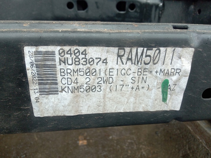 фото №5, Ford galaxy mk4 підрамник балка вісь підвішування зад