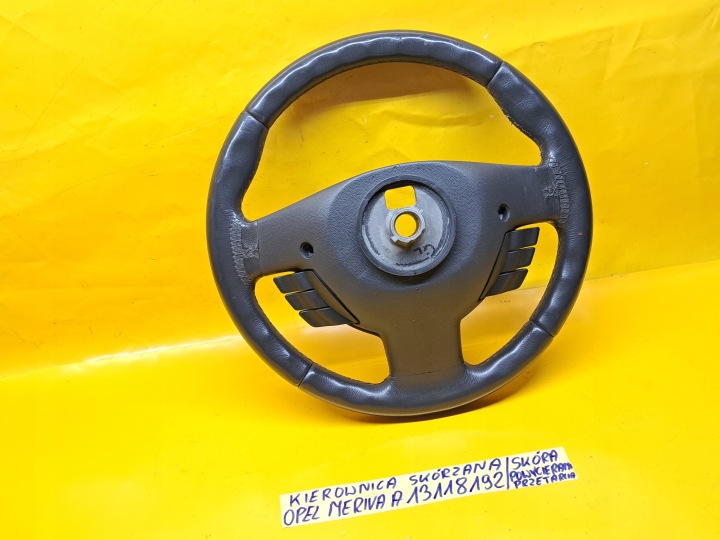 фото №14, Руль кожаный мультимедийная opel meriva a 2003-2008r 13118192 .