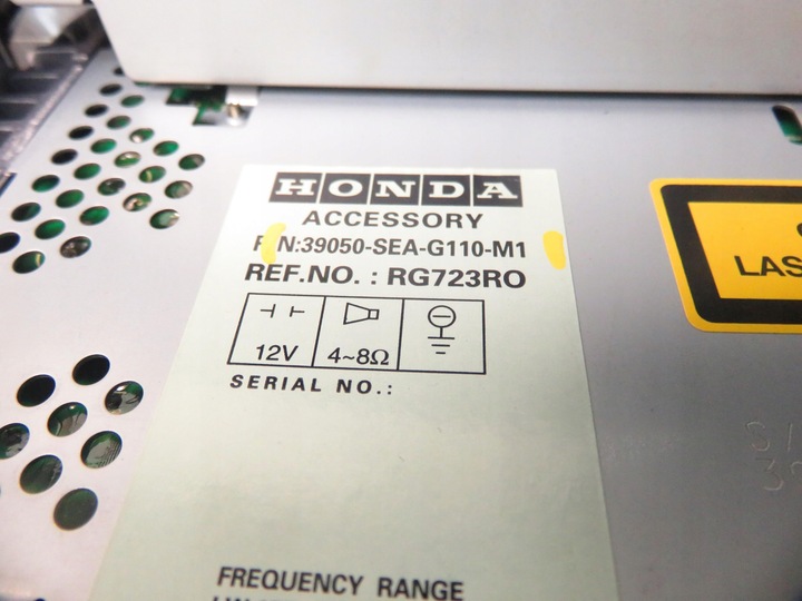 фото №7, Радио honda accord vii 39050seag110m1