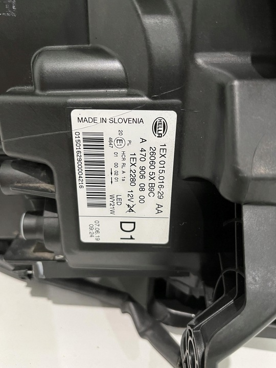 фото №13, Mercedes x клас w470 лампа лівий перед a4709060800