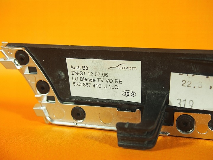 фото №16, Audi a5 8t рестайлінг декори тунелю піаніно чорний комплект 8t1857186ae / 8k0863305