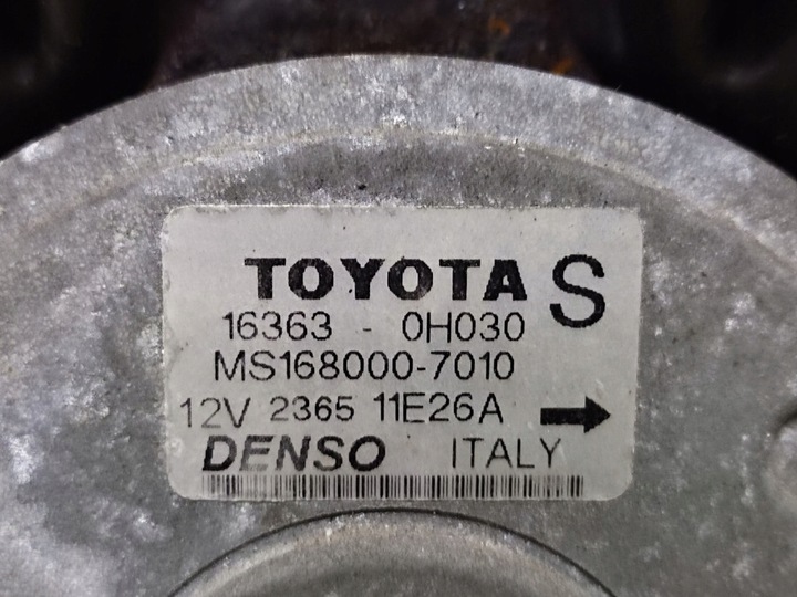 фото №7, Toyota avensis t25 2.4 vvti вентилятор радіатор 163630h030