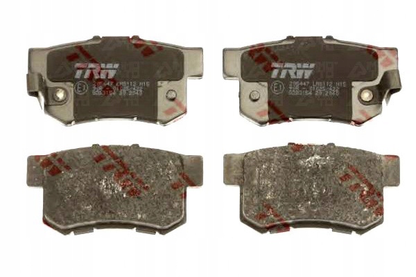 фото №14, Тормозные колодки ham. honda t. accord/civic 1,4-3,0 90-01 trw gdb3154